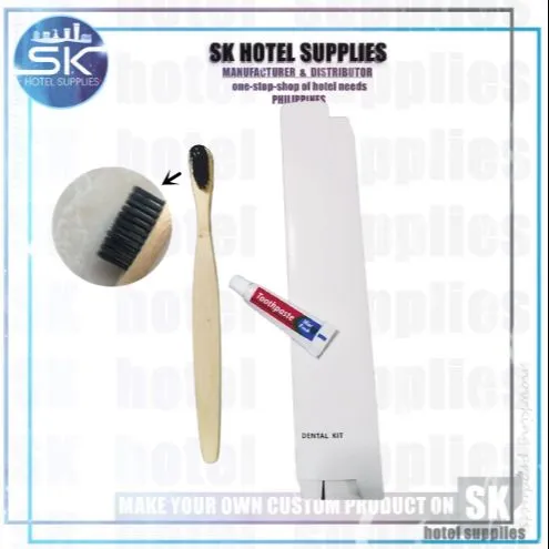 【SK Hotel Supplies】Eco Bamboo Kit set#1 Bamboo Toothbrush +5g ...