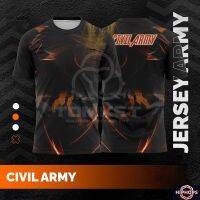 2023 newcivil Army T เสื้อสำหรับชายพิมพ์คุณภาพสูงแขนสั้น Army JERSEY TOP กีฬาสบายๆ T เสื้อวอลเลย์บอลขนาดคุณภาพสูงฤดูร้อน TEE