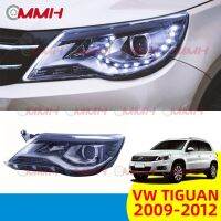 ไฟหน้ารถสำหรับ Volkswagen Tiguan LED Modify อัพเกรดชิ้นส่วนไฟหน้า (2009-2012) ไฟหน้าสำหรับ ไฟหน้า โคมไฟหน้า Headlamp Headlight ไฟหน้า​โปรเจค​เตอร์​ โคมไฟหรถยนต์ เลนส์กระจก​ head lamp head light front lamp ไฟหน้าโปรเจคเตอร์ไฟหน้าแต่ง