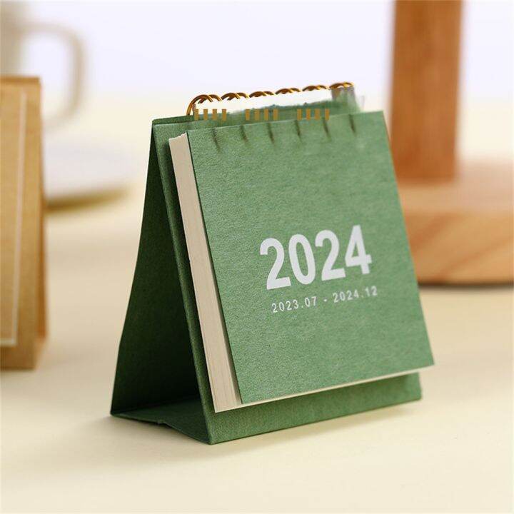 flewwer-2024-creative-minimalist-desktop-ins-ปฏิทินโตั้งโต๊ะขนาดเล็กสดใสขนาดเล็กพอร์ทัลนักเรียนทราบเครื่องประดับปฏิทิน