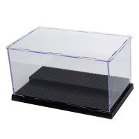 Double-Layer Diamond Micro-Particle Bottom Display Box Building Block Doll High Transparent Dust-Proof Box Storage Box