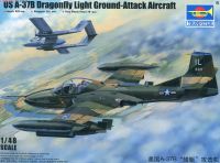 1/48  A-37B Dragon fly , Trumpeter # 02889 ทำเป็นตัวประจำการ ทอ. ไทย ได้