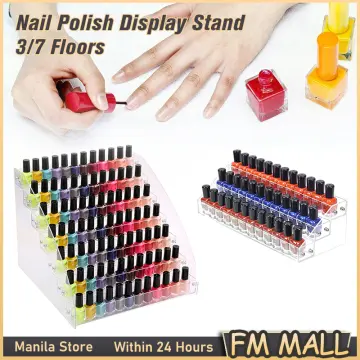 Nail Polish Rack, Nail Polish Display Stand Quickly And Conveniently By  Yourself Ail Polish And Other Things Organizing And Display For Salon For  Home - Walmart.ca