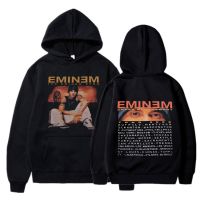 Eminem เสื้อสเวตเตอร์มีฮู้ด2002การท่องเที่ยววินเทจฮาราจูกุตลกๆแขนยาวผู้ชายผู้หญิงแฟชั่นแบบสวมหัว