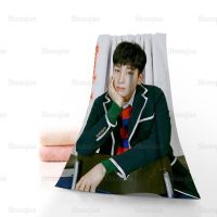 Seventeen WONWOO Kpop ผ้าขนหนูไมโครไฟเบอร์หลายสีผ้าขนหนูอาบน้ำชายหาดกีฬาผ้าขนหนูใบหน้าปรับแต่งพิมพ์ผ้าขนหนูอาบน้ำ0512