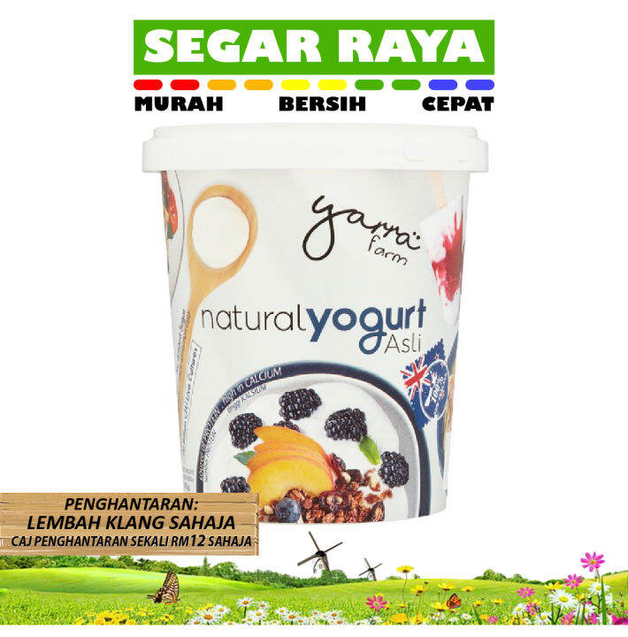 YOGURT Yarra Farm Natural Yogurt Asli (470g) SEGAR RAYA Lazada