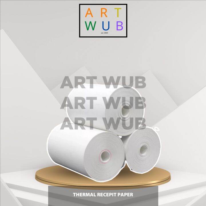 Art wub. Thermal POS Receipt paper size 57x30 mm Lazada PH