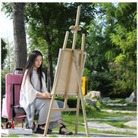 ขาตั้งวาดรูป ขาตั้งรูปภาพ ขาตั้งวาดภาพ สูง Multi-functional easel wood standing easel sketch learning triangle painting easel