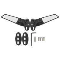 2Pcs Motorcycle Mirror Modified Wind Wing Adjustable Rotating Rearview Mirror Moto Accessories for Honda CBR250R CBR300R CBR500