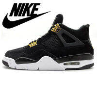 152 4th generation Royalty Luxury Black Gold Suede Mens Basketball Shoes Mga sapatos na pang-sports ng mga lalaki, mga sapatos na pantakbo ng babae,