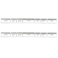 14X Car Console Air Conditioning Buttons Decoration Cover Trim for E Class W212 C207 2009-2015 A