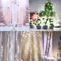 1M 2M 100pcs Mini Led String Lights Copper Wire Waterproof Lights String for Wedding Party Holiday DIY Christmas Decorations