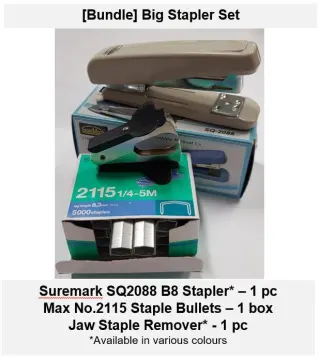 1pc Purple Stapler Set With 1000 Staples/Box, Including 1 Stapler