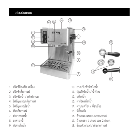 เก็บโค้ดหน้าร้าน-ลดเพิ่ม-450-minimex-เครื่องชงกาแฟ-สด-รุ่น-barista-x-กาแฟเอสเพรสโซ-ระบบ-pre-infusion-รับประกัน-1-ปี