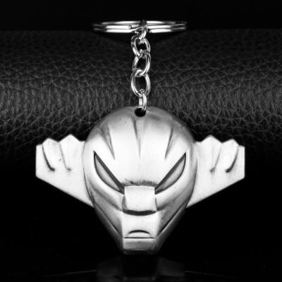 Anime Kotetsu Jeeg Magnetic Armor Man Mask Keychain Alloy Cosplay Pendant Key Chain Llaveros Men Car Chaverios Key Chains