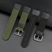 ♗ Convex canvas watch belt for Casio W-218H AE-1200 AE-1100 SGW-300/400 W-S210 watch belt accessories watch strap 18mm wristband