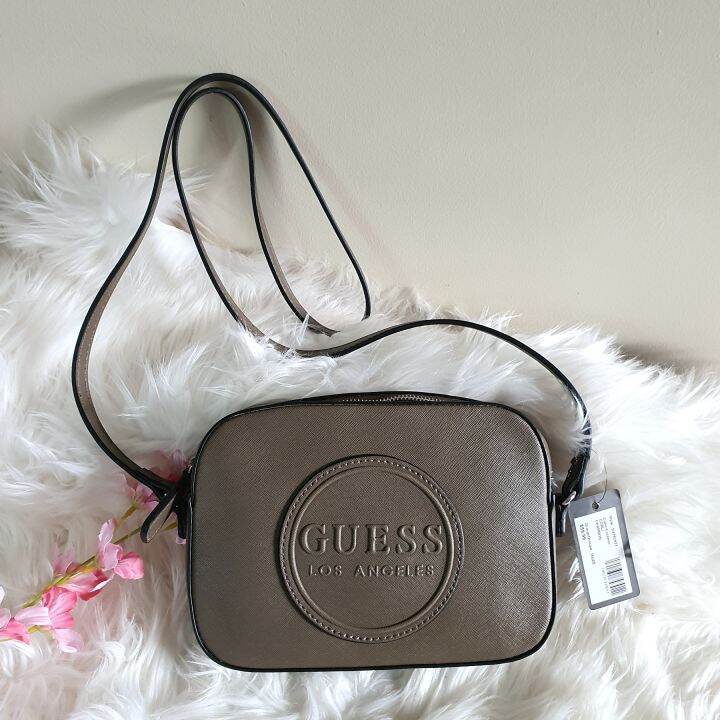 Thornton Guess Camera Crossbody Bag Army Green Lazada PH