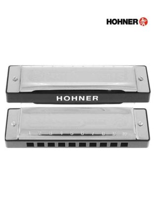 Hohner ฮาร์โมนิก้า คีย์ F รุ่น Silver Star (Harmonica Key F, เมาท์ออแกนคีย์ F) + แถมฟรีเคส &amp; คอร์สออนไลน์ ** ฮาร์โมนิก้าซีรีย์ที่ขายดีทีสุด **