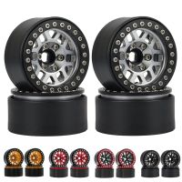 4pcs Metal 1.9" Beadlock Wheel Rim Wheel Hub for 1/10 RC Crawler Car Axial SCX10 Traxxas TRX4 RC4WD D90 Redcat Gen8 VS4-10 Electrical Circuitry Parts