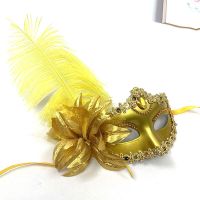 Masquerade Feather Sexy Venetian Mask Women For Face Multi Color Princess Mask Sexy Half Hallowmas Feather Masks Decor