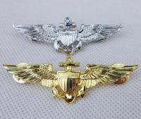 tomwang2012. TWO U.S.NAVY-MARINES PILOT AVIATOR WINGS PIN BADGE CLASSIC MILITARY