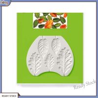 【Ready Stock】 ✲❏▧ C14 [biling] Tree Leaf Silicone Mold Fondant Cake Chocolate Clay Sugarcraft Decorating Tool