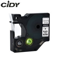 【Big-Sales】 Gadget Lab Bd Cidy 45022 Dymo Manager 12มม.สีดำบน Sliver เทปฉลากสำหรับ Dymo เครื่องพิมพ์ฉลาก DYMO LM160 LM280 Dymo PNP