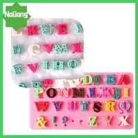 แม่พิมพ์ซิลิโคนฟองดองตัวอักษรตัวอักษรตัวใหญ่อุปกรณ์ทำขนมอบเค้กการแต่งช็อคโกแลตนาเหลียง