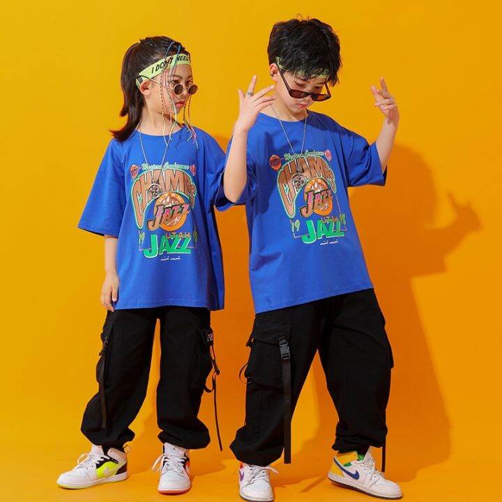 cod-childrens-street-dance-summer-boys-hip-hop-performance-trendy-girls-shelf-drum-black-overalls