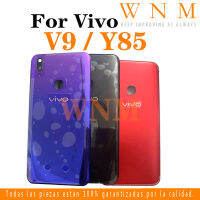 สำหรับ Vivo V9 Y85 Y85A V9โปร/V9ที่รุ่นเยาวชน Z1ที่คลุมหลังกระจกแบตเตอรี่ Z1i ฝาหลังเคสประตูด้านหลังพร้อมอะไหล่เปลี่ยนเลนส์และปุ่ม