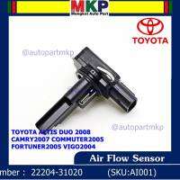 *****สินค้าขายดี***AIR FLOW SENSOR แอร์โฟร์ สำหรับ  TOYOTA ALTIS DUO 2008 CAMRY2007 COMMUTER2005 FORTUNER2005 VIGO2004 .มาตฐาน OEM