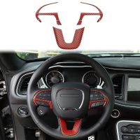 Steering Wheel Trim for Dodge- Challenger Charger 2015-2022 Durango, for -Jeep Grand Cherokee