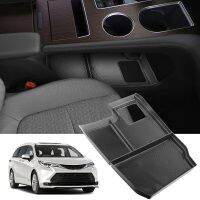 Car Lower Central Control Storage Box Organzier Cover for Toyota Sienna 2021 Accessories