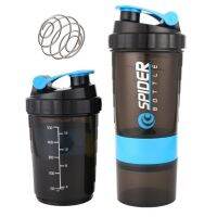 Protein Shaker Gym With Compartment &amp; Shake Ball Water Bottle Mixer Cup Stirring Mug For Sports Bodybuilding Nutrition 550Ml New