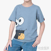 DOSH KIDS UNISEX T-SHIRTS SESAME STREET เสื้อยืดคอกลม แขนสั้น เด็กชาย-หญิง 2-12ปี DSEBT5042-BU