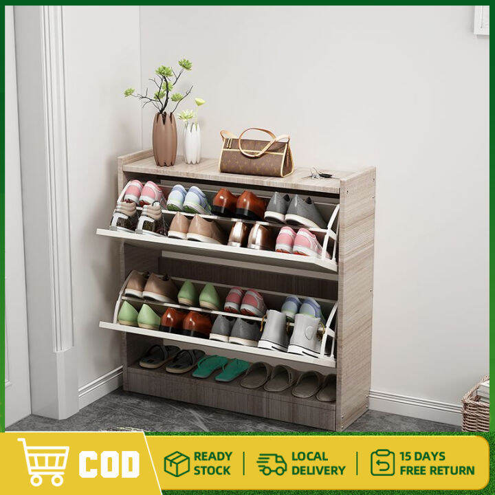 Tipper Door Shoe Cabinet Simple Modern Economy Foyer Cabinet Simple ...