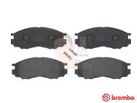 P54 020B ผ้าเบรก F (แท้ BREMBO รุ่น Black) MITSUBISHI L200 สตราด้า L200 4x2 Strada 2.5D 2.8D 4x2 ปี1996-2003