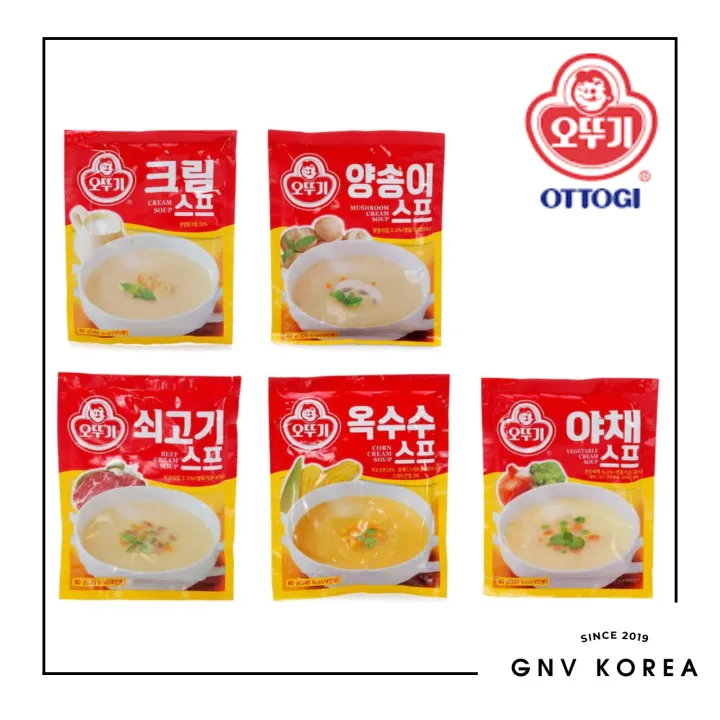 [OTTOGI] GOOD FOR 4, CREAM SOUP, MUCHROOM, CORN 80g | Lazada PH