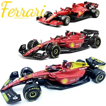 Bburago 1:43 75th Anniversary MONZA 2022 F1 Scuderia Ferrari F1-75 #16  Leclerc #55 Sainz