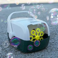 Bubble Machine Funny Outdoor Toy Automatic Colorful Bubble Blower Maker Toys Kids Electric Outdoor Toys For Children Gifts