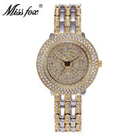 Miss Fox Brand Luxury Stainless Steel Watches Women Simple Waterproof Quartz Wristwatches Ladies Dress Watch Horloge Reloj Mujer