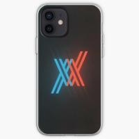 ℗◘✼ Darling In The Franxx Logo Phone Case for iPhone X XS XR Max 11 12 13 Pro Max Mini 5 5S SE 6 6S 7 8 Plus Flower Photos Soft