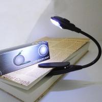 LO【Ready】Mini Flexible Clip-On Bright Book Lightแล็ปท็อปไฟอ่านหนังสือLED