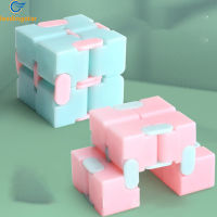 LEADINGSTAR Luminous 2x2 Infinite Magic Cube Stickerless Infinite Flipping Macaron Speed Cube Decompression Educational Toy ของเล่นถูกๆ รูบิค2×2ลื่นๆ cute cube【cod】