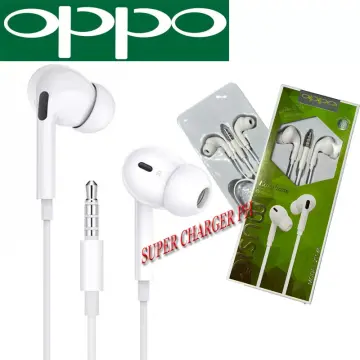 Original OPPO Handsfree Branded High Quality Super Bass Handsfree /  Earphones 3.5mm With Mic For Android Mobile & IPhone 