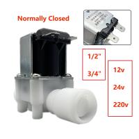 Normally Closed 1/2 3/4 Plastic Solenoid Valve 12V 24V Magnetic Dispenser Water Pneumatic Pressure Controller Switch 220 Volt