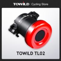 ㍿ Towild TL02 Smart Bicycle Brake Rear Light Auto Sensing Rainproof LED Cycling Taillight USB Rechargeable Road Bike Tail Light