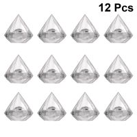 12pcs Candy Box Cartoon Diamond Shaped Creative Wedding Adorable Candy Box Gift Holder Sweet Case