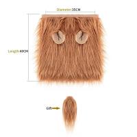 Dog Wigs Medium Large Dog Accessories Wigs Costume Dress Up Lion Mane For Halloween Cosplay Funny Cloth Easy Clean