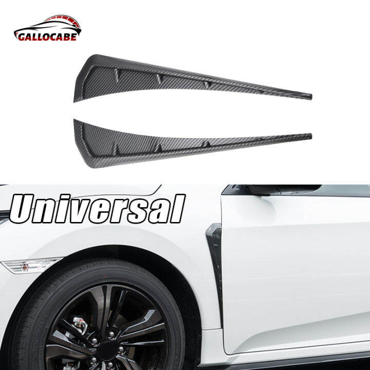 1Pair Car Side Fender Vent Cover Fender Decoration For Honda Benz BWM